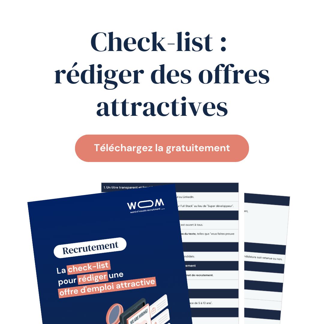 Checklist : Rédiger une offre d'emploi attractive à télécharger